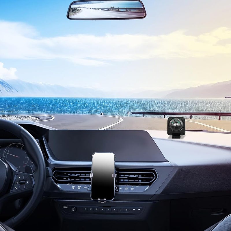 بوصلة السيارة القابلة للتعديل للسيارة والشاحنة والقارب والتنزه في الهواء الطلق والملاحة - Image 4